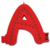 Lettre A Couleur Rouge à LED - Lettre Lumineuse Alphabet Smart LED Pour Enseigne Vitrine