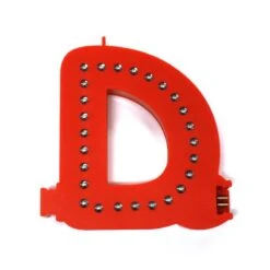 Lettre D Couleur Rouge à LED - Lettre Lumineuse Alphabet Smart LED Pour Enseigne Vitrine