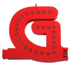 Lettre G Couleur Rouge à LED - Lettre Lumineuse Alphabet Smart LED Pour Enseigne Vitrine
