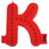 Lettre K Couleur Rouge à LED - Lettre Lumineuse Alphabet Smart LED Pour Enseigne Vitrine