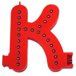 Lettre K Couleur Rouge à LED - Lettre Lumineuse Alphabet Smart LED Pour Enseigne Vitrine