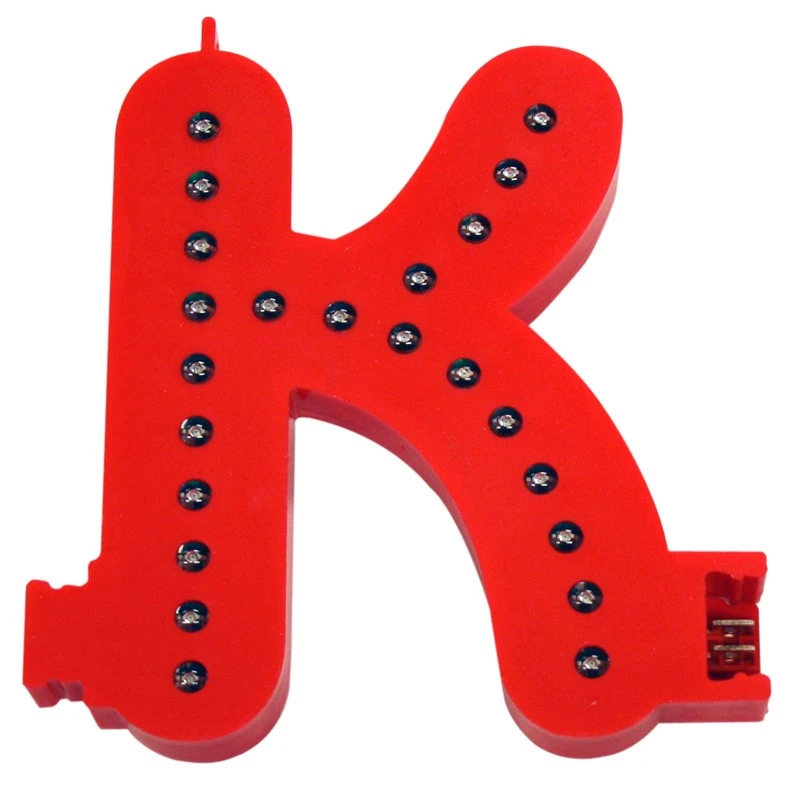 Lettre K Couleur Rouge à LED - Lettre Lumineuse Alphabet Smart LED Pour Enseigne Vitrine 1 Lettre K Couleur Rouge à LED - Lettre Lumineuse Alphabet Smart LED Pour Enseigne Vitrine