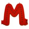 Lettre M Couleur Rouge à LED - Lettre Lumineuse Alphabet Smart LED Pour Enseigne Vitrine