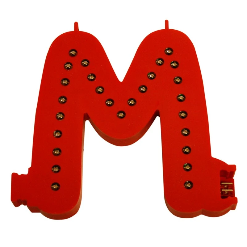 Lettre M Couleur Rouge à LED - Lettre Lumineuse Alphabet Smart LED Pour Enseigne Vitrine 1 Lettre M Couleur Rouge à LED - Lettre Lumineuse Alphabet Smart LED Pour Enseigne Vitrine