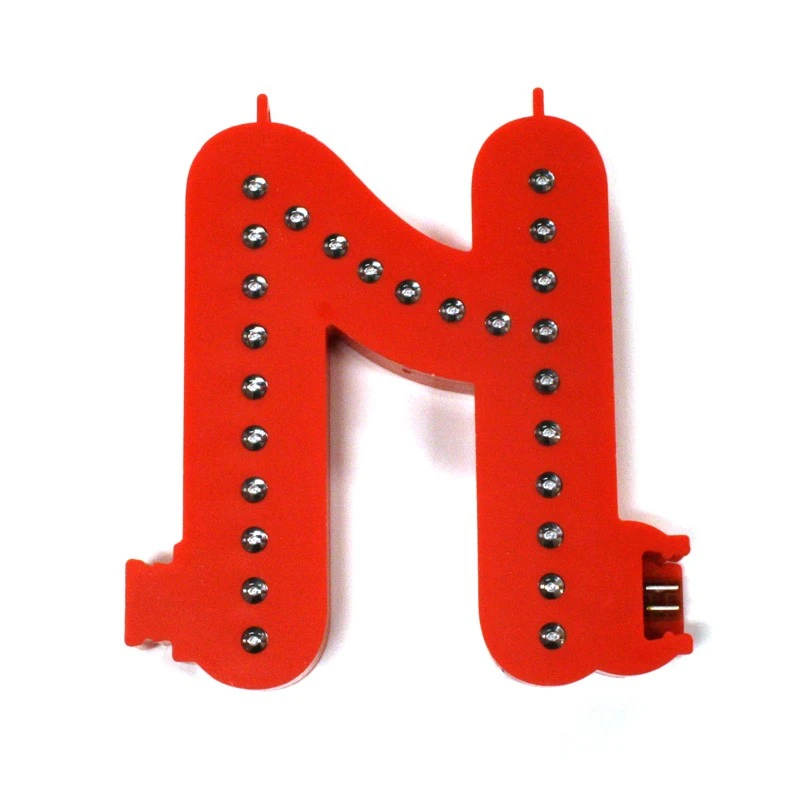 Lettre N Couleur Rouge à LED - Lettre Lumineuse Alphabet Smart LED Pour Enseigne Vitrine 1 Lettre N Couleur Rouge à LED - Lettre Lumineuse Alphabet Smart LED Pour Enseigne Vitrine