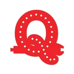 Lettre Q Couleur Rouge à LED - Lettre Lumineuse Alphabet Smart LED Pour Enseigne Vitrine