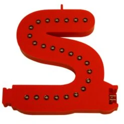 Lettre S Couleur Rouge à LED - Lettre Lumineuse Alphabet Smart LED Pour Enseigne Vitrine