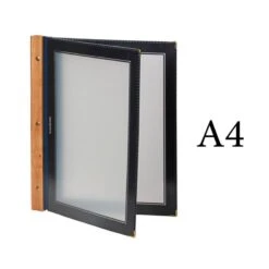 Lot 10 Protège-menus Bleu WOOD + 2 Inserts Format A4 Pour Hôtel Restaurant - Securit -Déco Bistro Pas Cher Magasin lot 10 protege menus bleu wood 2 inserts format a4 pour hotel restaurant securit 2
