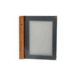 Lot 10 Protège-menus Noir WOOD + 2 Inserts Format A4 Pour Hôtel Restaurant - Securit -Déco Bistro Pas Cher Magasin lot 10 protege menus noir wood 2 inserts format a4 pour hotel restaurant securit 3