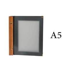 Lot 10 Protège-menus Noir WOOD + 2 Inserts Format A5 Pour Hôtel Restaurant - Securit -Déco Bistro Pas Cher Magasin lot 10 protege menus noir wood 2 inserts format a5 pour hotel restaurant securit 2