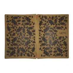 Lot 10 Protège-menus Souples Format A4 Couleur Naturel 1 Insert Modèle PROVENÇAL - Dag Style -Déco Bistro Pas Cher Magasin lot 10 protege menus souples format a4 couleur naturel 1 insert modele provencal dag style 3