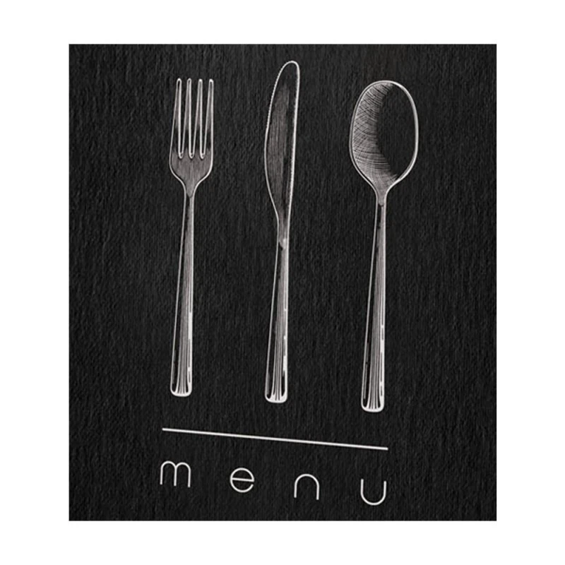 Lot 10 Protège-menus Souples Noir élégant Format A4 1 Insert Modèle DINNER - Dag Style 3 Lot 10 Protège-menus Souples Noir élégant Format A4 1 Insert Modèle DINNER - Dag Style – Image 3