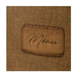 Lot 10 Protèges Menu Souples Format A5 Couleur Naturel 1 Insert Modèle COUNTRY - Dag Style -Déco Bistro Pas Cher Magasin lot 10 proteges menu souples format a5 couleur naturel 1 insert modele country dag style 2