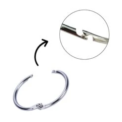 Lot 100 Anneaux Brisés Anneaux De Jonction En Métal - Diamètre 38 Mm - Suspension Signalétique -Déco Bistro Pas Cher Magasin lot 100 anneaux brises anneaux de jonction en metal diametre 38 mm suspension signaletique 3