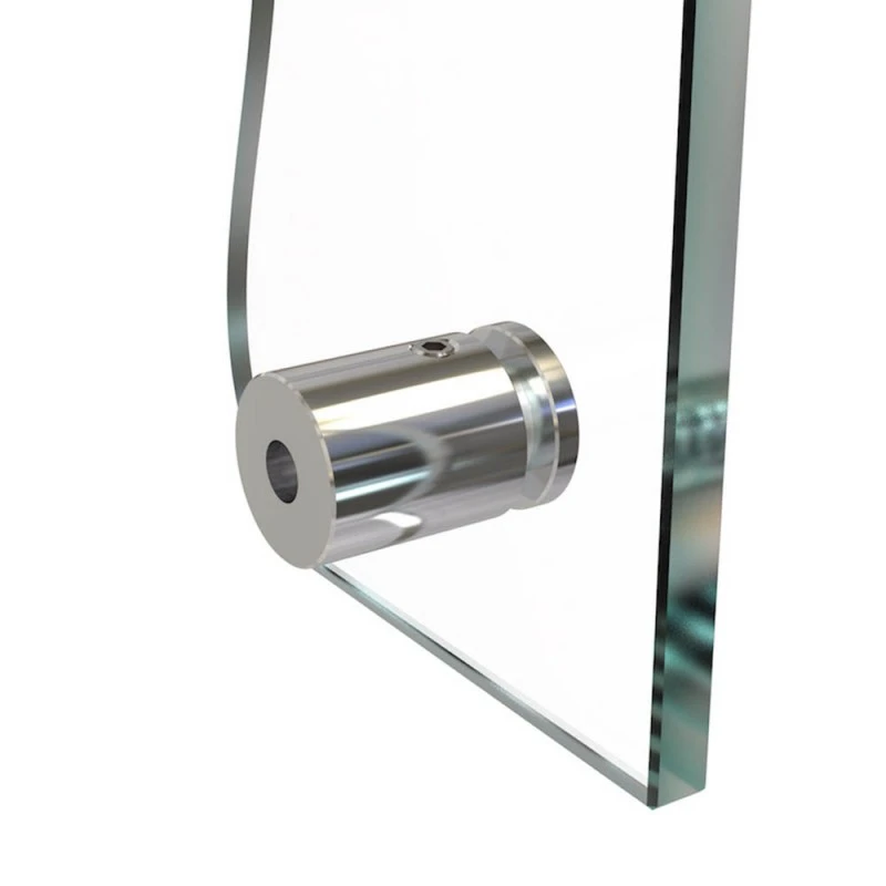 Lot 4 Entretoises Percées En Inox Poli Ø 13 Mm Projection 15 Mm - Fixation Murale De Plaque En Verre & Plexiglass 5 Lot 4 Entretoises Percées En Inox Poli Ø 13 Mm Projection 15 Mm - Fixation Murale De Plaque En Verre & Plexiglass – Image 5