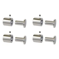 Lot 4 Entretoises Percées En Inox Poli Ø 15 Mm Projection 15 Mm - Fixation Murale De Plaque En Verre & Plexiglass -Déco Bistro Pas Cher Magasin lot 4 entretoises percees en inox poli o 15 mm projection 15 mm fixation murale de plaque en verre plexiglass 5