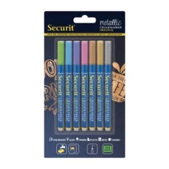 Lot 7 Feutres-craie Métallique 1-2 Mm Pour Ardoise Menu Hôtel-restaurant