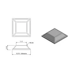 Lot De 10 Blocs / Butées Caoutchouc Adhésifs -Déco Bistro Pas Cher Magasin lot de 10 blocs butees caoutchouc adhesifs 3