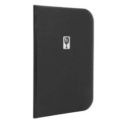 Lot De 10 Protège Menu En PVC Modèle Essential Format A4 Couleur Noir - Présentation Menu Restaurant