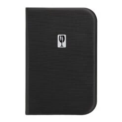 Lot De 10 Protège Menu En PVC Modèle Essential Format A5 Couleur Noir - Présentation Menu Restaurant