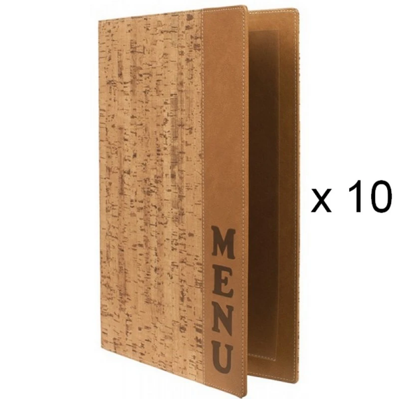 Lot De 10 Protège-menus Design Format A4 Liège - Hôtel - Restaurant 3 Lot De 10 Protège-menus Design Format A4 Liège - Hôtel - Restaurant – Image 3