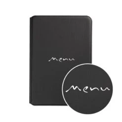 Lot De 10 Protège-menus Restaurant A5 Noir Toscana "Menu" Manuscrit -Déco Bistro Pas Cher Magasin lot de 10 protege menus restaurant a5 noir toscana menu manuscrit 2