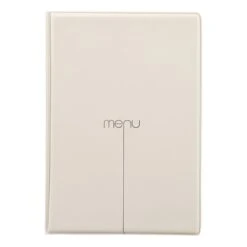 Lot De 10 Protège-menus Risto A4 Beige