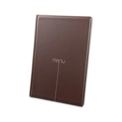 Lot De 10 Protège-menus Risto A4 Marron 7 Lot De 10 Protège-menus Risto A4 Marron -Déco Bistro Pas Cher Magasin lot de 10 protege menus risto a4 marron 2