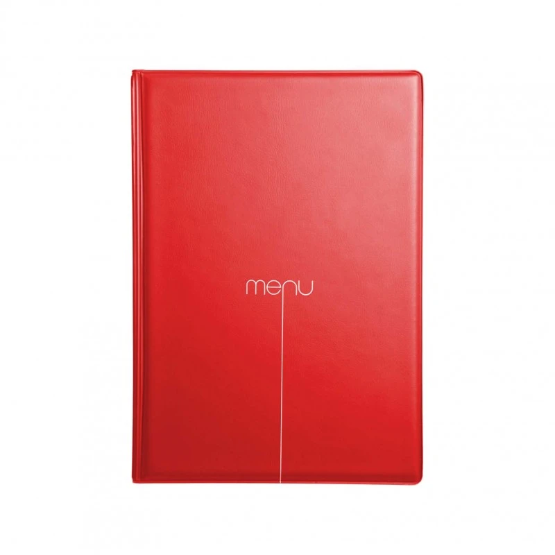 Lot De 10 Protège-menus Risto A5 Rouge 1 Lot De 10 Protège-menus Risto A5 Rouge