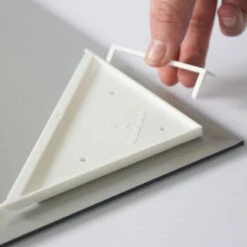 Lot De 2 Entretoises Invisibles Pour Fixation Murale De Cadres, Tableaux, Panneaux - Fissart 45° -Déco Bistro Pas Cher Magasin lot de 2 entretoises invisibles pour fixation murale de cadres tableaux panneaux fissart 45 3
