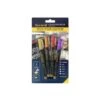 Lot De 4 Feutres-craie 1-2 Mm 4 Couleurs Flashy Effaçable Pour Ardoise