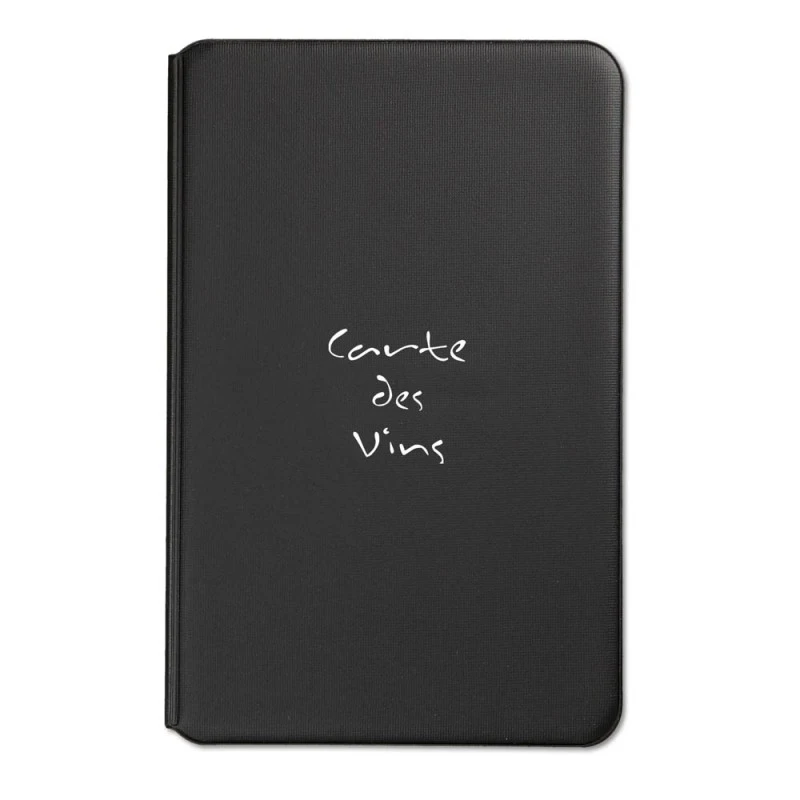 Lot De 5 Cartes Des Vins Protège-menu Noir Toscana Format A4 - Présentation Menu Hôtel Restaurant Brasserie 1 Lot De 5 Cartes Des Vins Protège-menu Noir Toscana Format A4 - Présentation Menu Hôtel Restaurant Brasserie