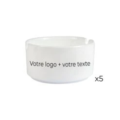 Lot De 5 Cendriers Personnalisés Avec Logo Et Nom D'enseigne Bar Restaurant Hôtel -Déco Bistro Pas Cher Magasin lot de 5 cendriers personnalises avec logo et nom d enseigne bar restaurant hotel 2
