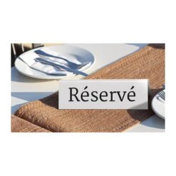 Lot De 5 Chevalets De Table RESERVE - Chevalet Table Hôtel Restaurant