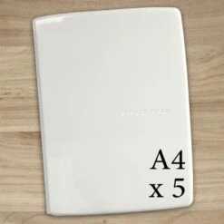 Lot De 5 Protège Menu POP Format A4 Couleur Blanc Matière PVC - Porte Menu Hôtel Restaurant - DAG STYLE