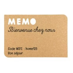 Memo Board En Liège Personnalisable Pour Décoration Entrée Maison Salon Cuisine - Pense-bête à Personnaliser -Déco Bistro Pas Cher Magasin memo board en liege personnalisable pour decoration entree maison salon cuisine pense bete a personnaliser 1