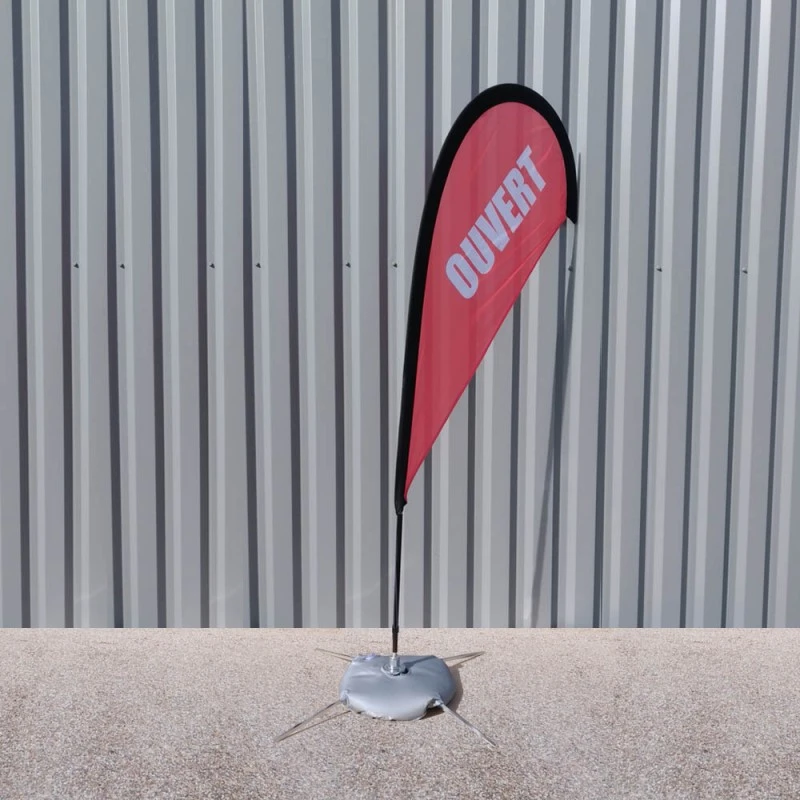 Oriflamme OUVERT / Drapeau Flamme Publicitaire - Kit Complet OUVERT - PLV Hôtel, Restaurant, Entreprise 1 Oriflamme OUVERT / Drapeau Flamme Publicitaire - Kit Complet OUVERT - PLV Hôtel, Restaurant, Entreprise