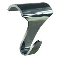 Pack 10 Crochets Couleur Nickelé Galerie Pour Cimaise En Bois - Charge 20 Kg