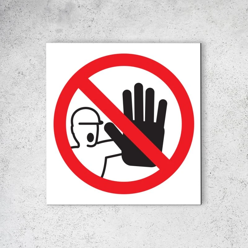 Panneau Signalétique - Pictogramme De Sécurité En Dibond 20 X 20 Cm | Entrée Interdite Aux Personnes Non Autorisées 2 Panneau Signalétique - Pictogramme De Sécurité En Dibond 20 X 20 Cm | Entrée Interdite Aux Personnes Non Autorisées – Image 2