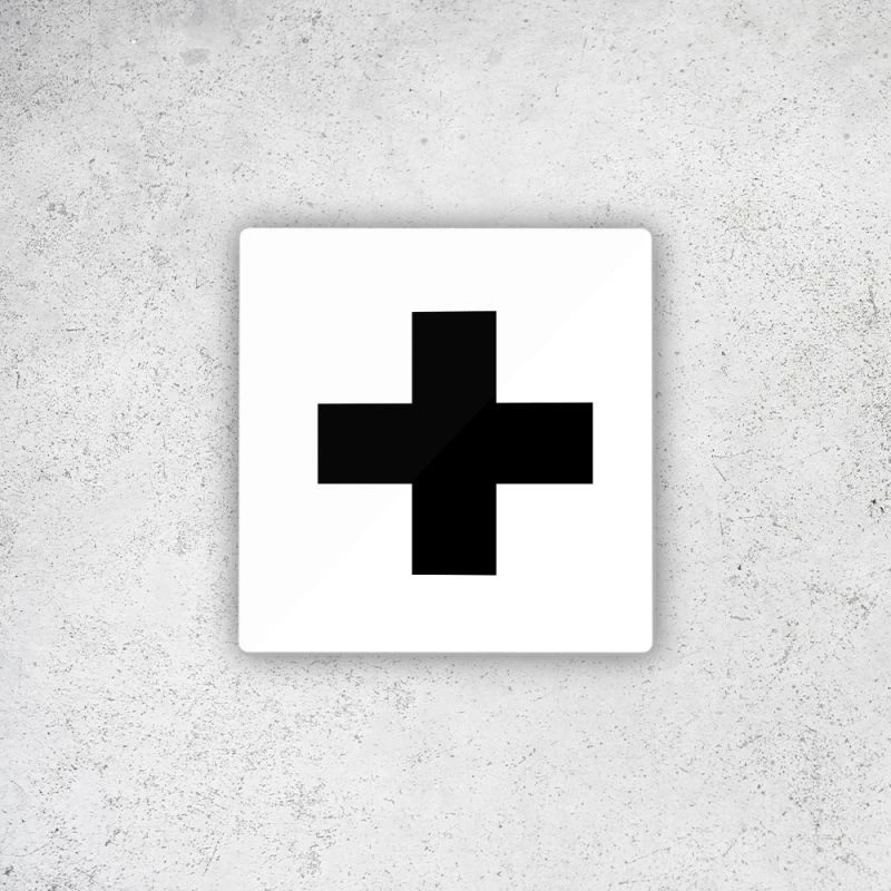 Pictogramme Panneau Signalétique Format 9 X 9 Cm En Plexi Picto Noir - Modèle Premiers Secours 2 Pictogramme Panneau Signalétique Format 9 X 9 Cm En Plexi Picto Noir - Modèle Premiers Secours – Image 2