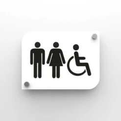Pictogramme Plexi Toilettes Trio Hommes/femmes Handicapés PMR - Signalétique Toilettes 5 Pictogramme Plexi Toilettes Trio Hommes/femmes Handicapés PMR - Signalétique Toilettes -Déco Bistro Pas Cher Magasin pictogramme plexi toilettes trio hommes femmes handicapes pmr signaletique toilettes 1