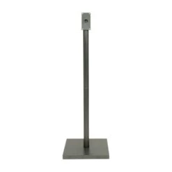 Pied Pour Porte-menu Modèle Gris Métallisé - Hauteur 135 Cm