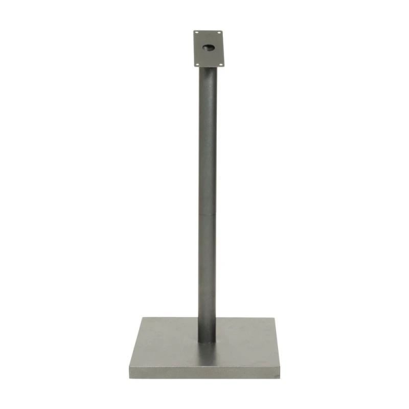 Pied Pour Porte-menu Modèle Gris Métallisé - Hauteur 95 Cm 1 Pied Pour Porte-menu Modèle Gris Métallisé - Hauteur 95 Cm