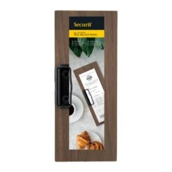 Porte Addition Avec Pince En Bois De Noyer Pour Hôtel Restaurant Brasserie