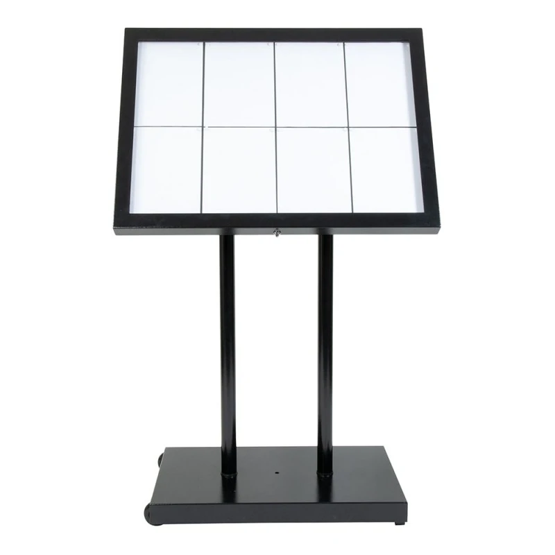 Porte Menu 8 X A4 Black Star XXL (éclairage LED) - Présentation Menu Hôtel Restaurant Extérieur 1 Porte Menu 8 X A4 Black Star XXL (éclairage LED) - Présentation Menu Hôtel Restaurant Extérieur