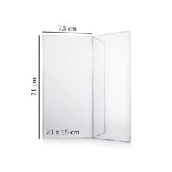 Porte Menu De Table En Y Plexi - Porte Affiche En Y 21 X 15 Cm Pour Comptoir Hôtel Restaurant Terrasse