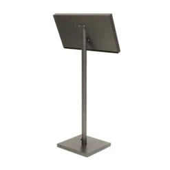 Porte-menu LED Gris Métallisé Format 3 X A4 Avec Pied Hauteur 135 Cm - Présentoir Menu Hôtel Restaurant -Déco Bistro Pas Cher Magasin porte menu led gris metallise format 3 x a4 avec pied hauteur 135 cm presentoir menu hotel restaurant 3