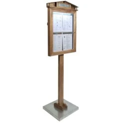 Porte-Menu Led Rustic -Déco Bistro Pas Cher Magasin porte menu led rustic 2