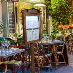 Porte-Menu Led Rustic -Déco Bistro Pas Cher Magasin porte menu led rustic 4