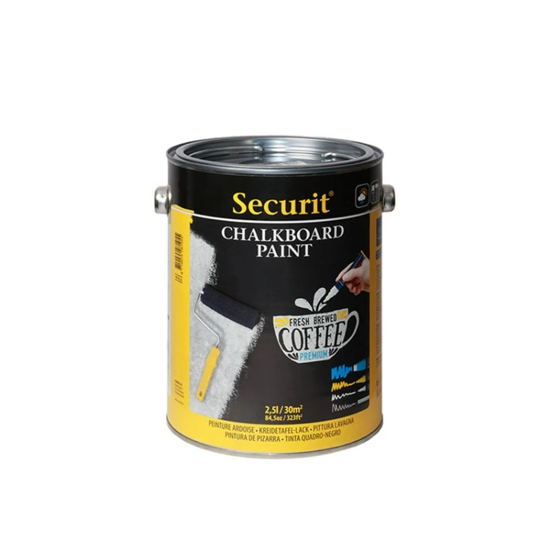 Pot De 2,5 L De Peinture Ardoise Noire 1 Pot De 2,5 L De Peinture Ardoise Noire